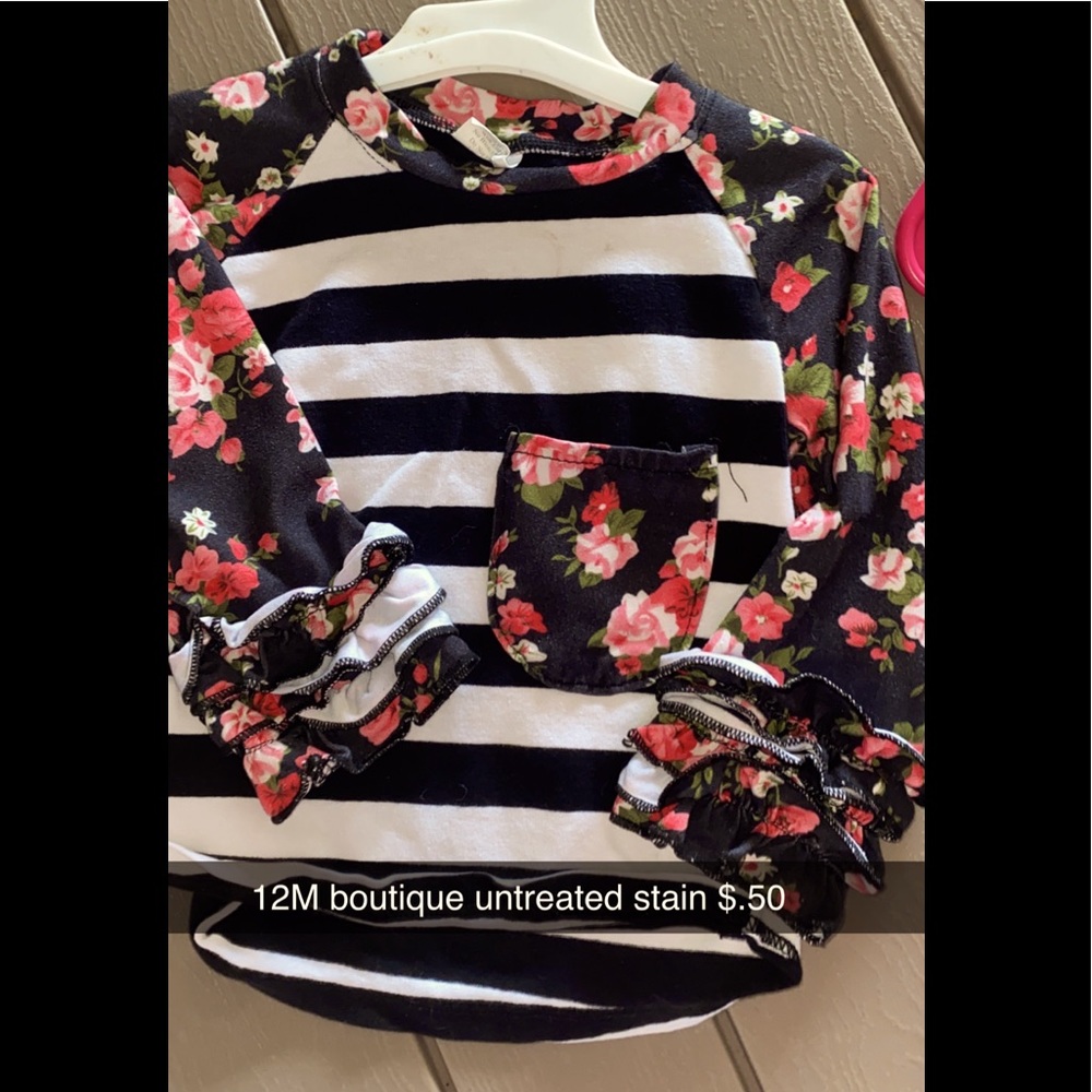 Long sleeve ruffle shirt